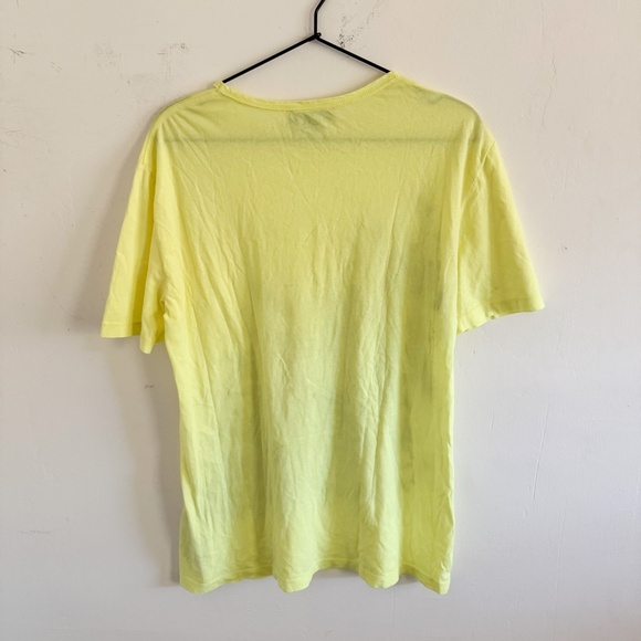 Burberry Yellow Rydon Scribble Graphic Crew T-Shirt M - Picture 7 of 7